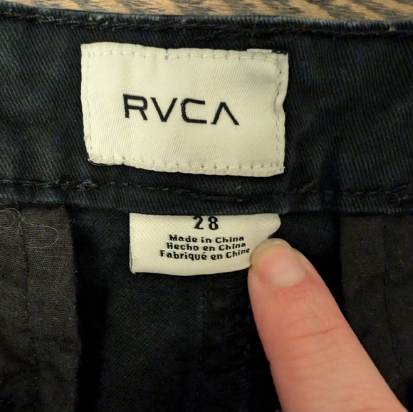 RVCA Black Skinny Jeans Size 28 - Picture 3 of 5